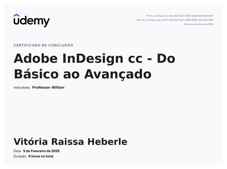 Adobe InDesign CC – Do Básico ao Avançado.