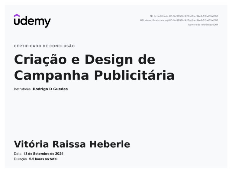 Criação e Design de Campanha Publicitária.